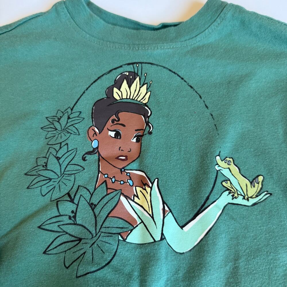 Hanna Andersson Disney Princess Tiana Peplum Tee 90cm US 3T - Picture 3 of 8
